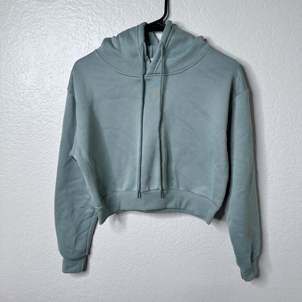 Women’s Crop Hoodie Green - XS/S